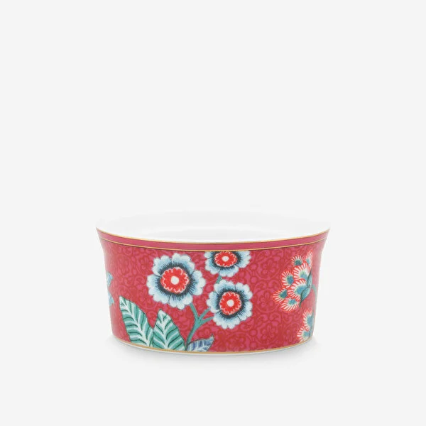 Flower Festival Kırmızı Sufle Kabı 8.7x4.3cm