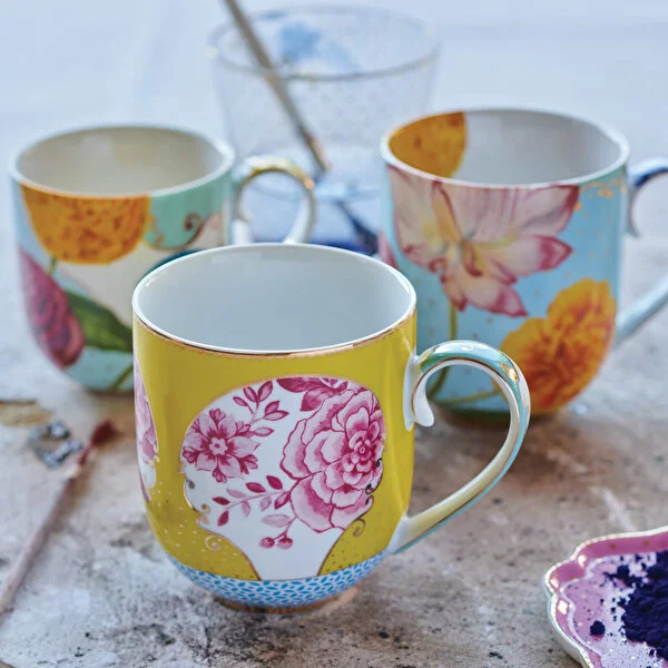 Royal İkili Mug Seti, Çok Renli