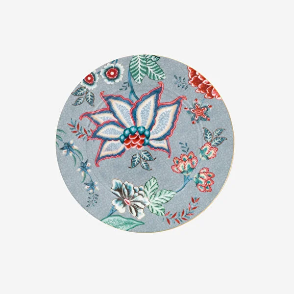Flower Festival Mavi Tabak 17 cm