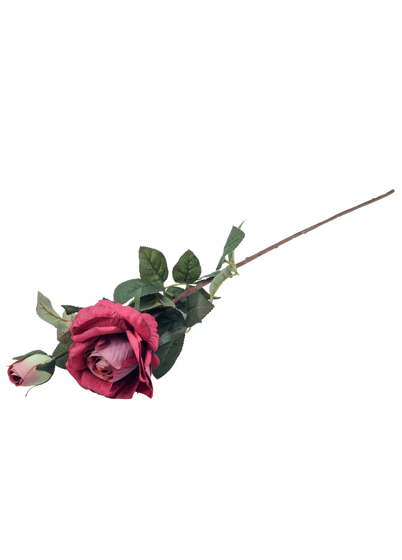 WN1044 KOYU PEMBE GÜL 64 CM