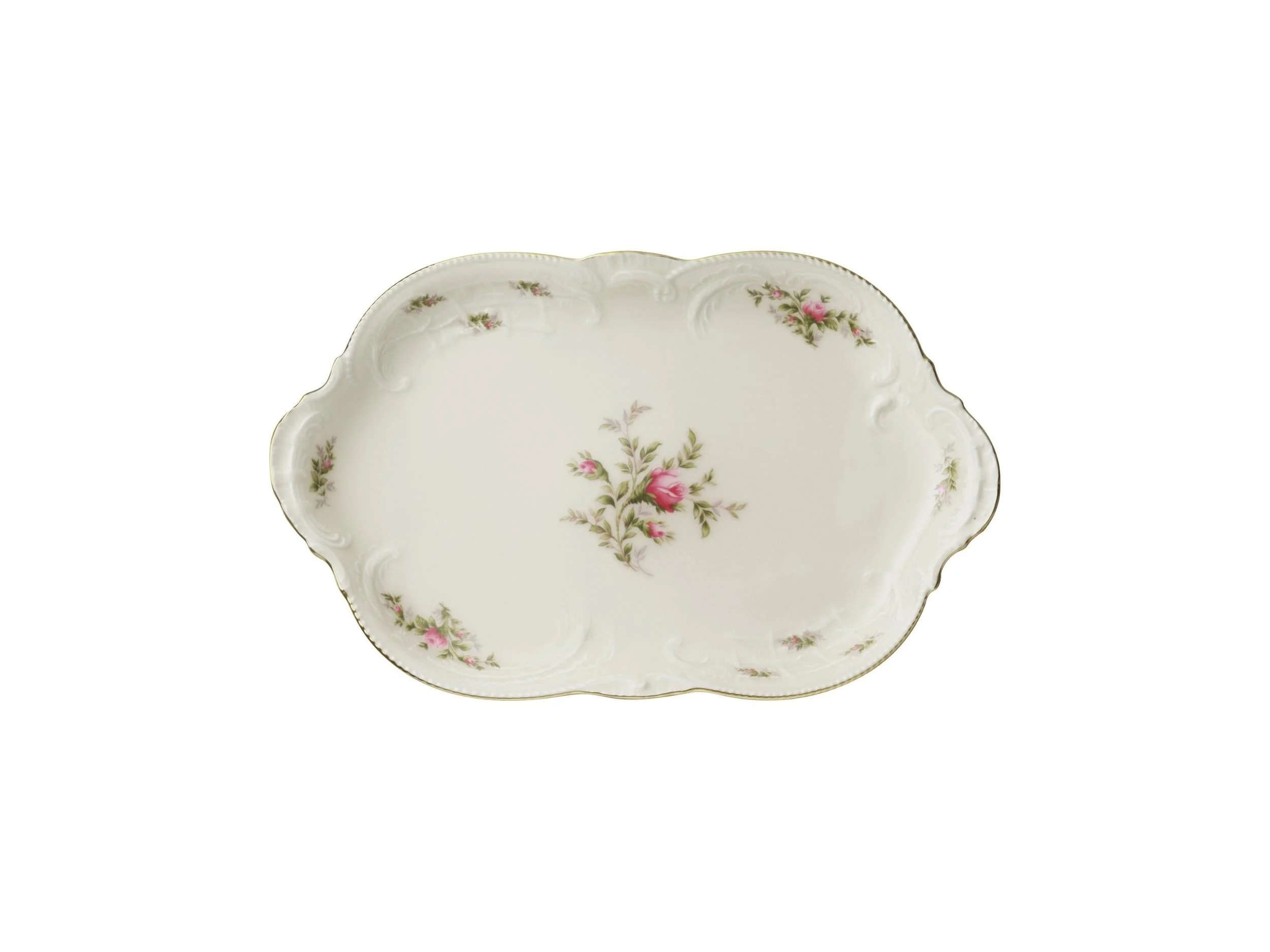 Sansouci Elfenbein Ramona 28 Cm Oval Servis Tabağı
