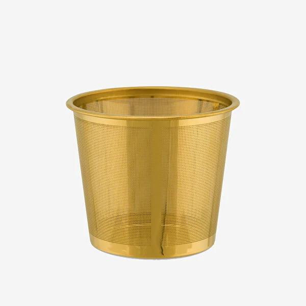 Mavi Porselen Süzgeçli Kupa 350 ml