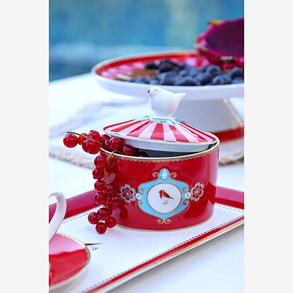 KIRMIZI LOVE BİRD ŞEKERLİK, KIRMIZI