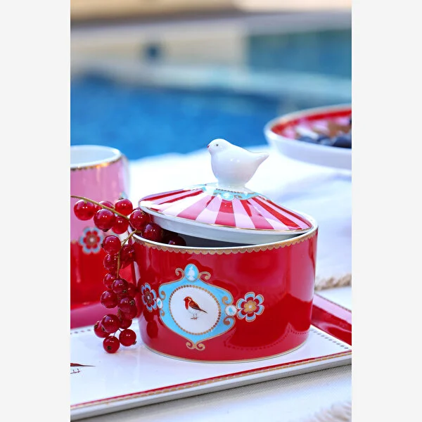 KIRMIZI LOVE BİRD ŞEKERLİK, KIRMIZI