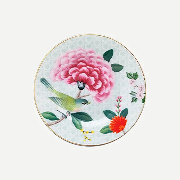 Blushing Birds Beyaz  Petit Four Tabağı 12 cm