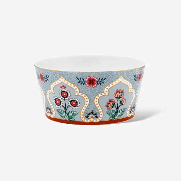Giftset Bowls Oriental Flower Festival Blue 12cm