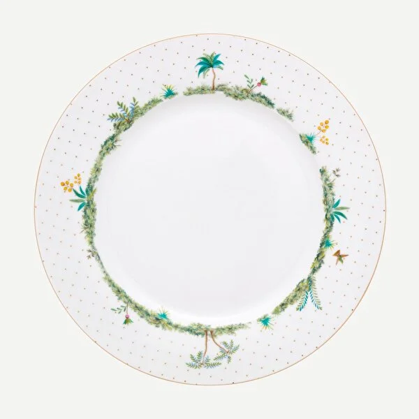 Jolie Beyaz Yemek Tabağı 26.5 cm
