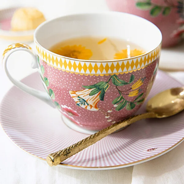 La Majorelle İkili Pembe Çay Fincanı Seti 280 ml. 