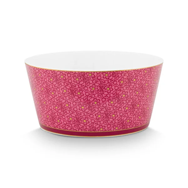 Giftset Bowls Oriental Flower Festival Dark Pink 12cm