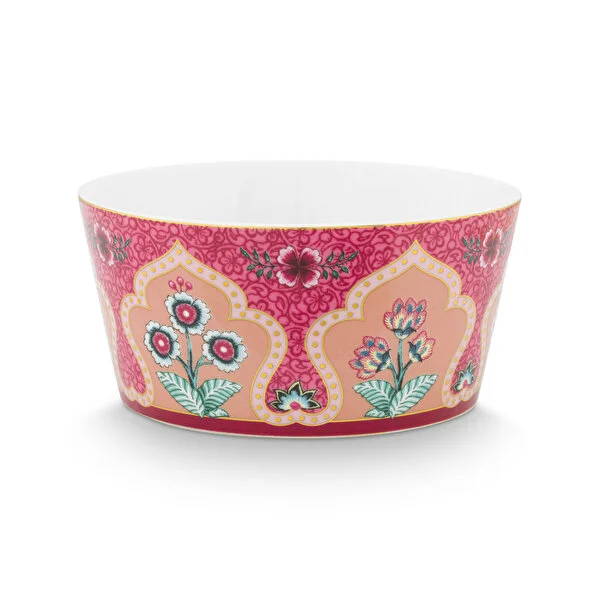 Giftset Bowls Oriental Flower Festival Dark Pink 12cm