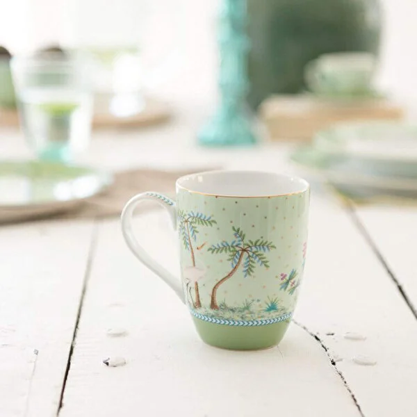 Jolie İkili Yeşil Küçük Mug Seti 145 ml. 