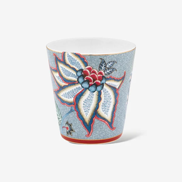 Giftset Mugs without Ear Oriental Flower Festival Blue 230ml