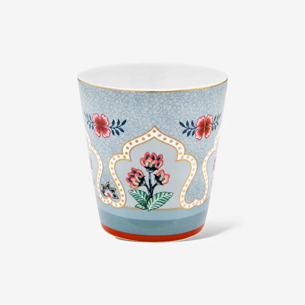 Giftset Mugs without Ear Oriental Flower Festival Blue 230ml
