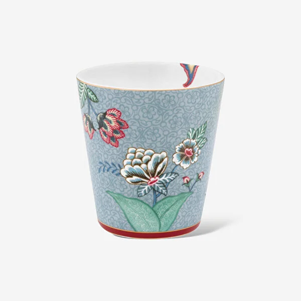 Giftset Mugs without Ear Oriental Flower Festival Blue 230ml