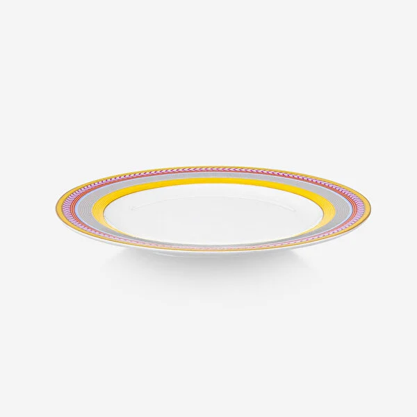 Chique Sarı Çizgili Tabak 23 cm    8720874271925