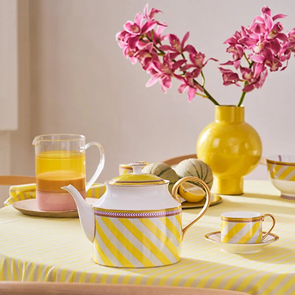 Chique Sarı Çizgili Çaydanlık 1800 ml    8720874272144