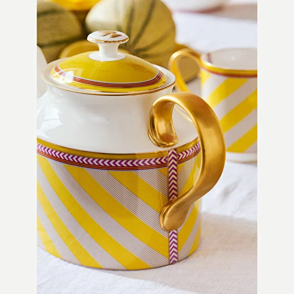 Chique Sarı Çizgili Çaydanlık 1800 ml    8720874272144