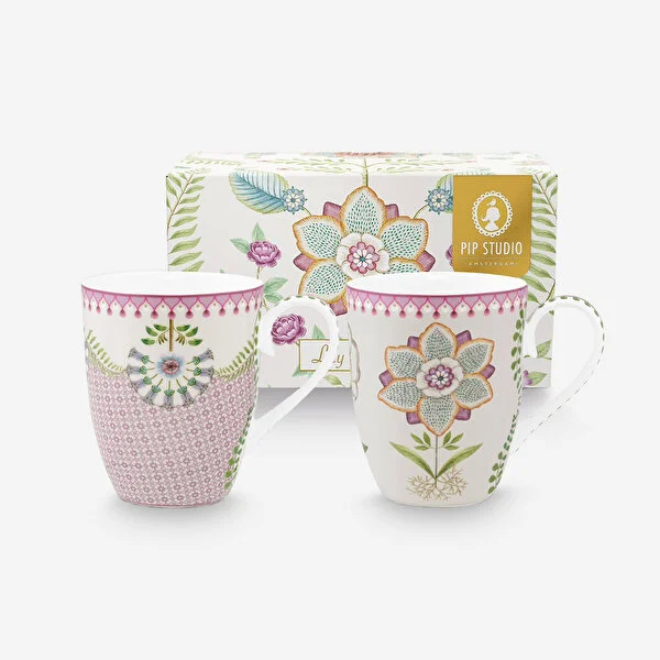 Lily & Lotus İkili  Büyük Mug Seti 350 ml.    8720874271437