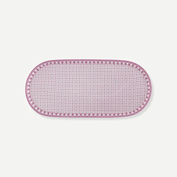 Lily & Lotus Oval Servis Tabağı 25 cm   8720874271802