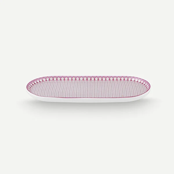 Lily & Lotus Oval Servis Tabağı 25 cm   8720874271802