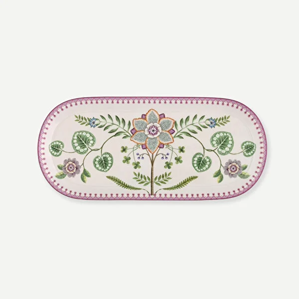 Lily & Lotus Oval Kek Servis Tabağı 33 cm    8720874271857