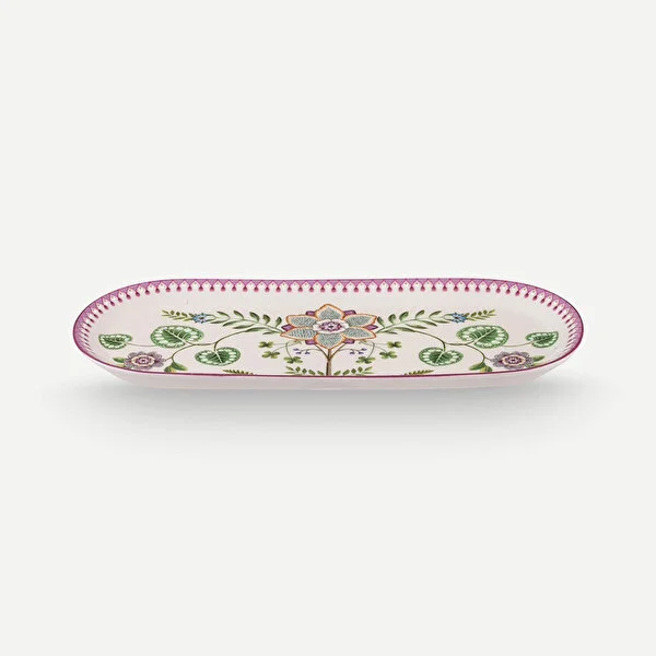 Lily & Lotus Oval Kek Servis Tabağı 33 cm    8720874271857