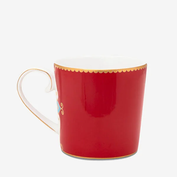 Kırmızı Porselen Kupa 150 Ml Love Birds Collection by Pip Studio