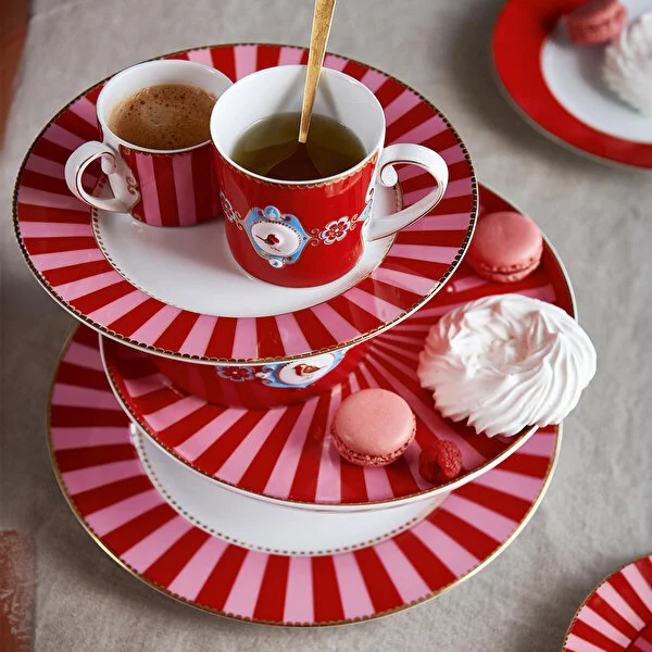 Kırmızı Porselen Kupa 150 Ml Love Birds Collection by Pip Studio