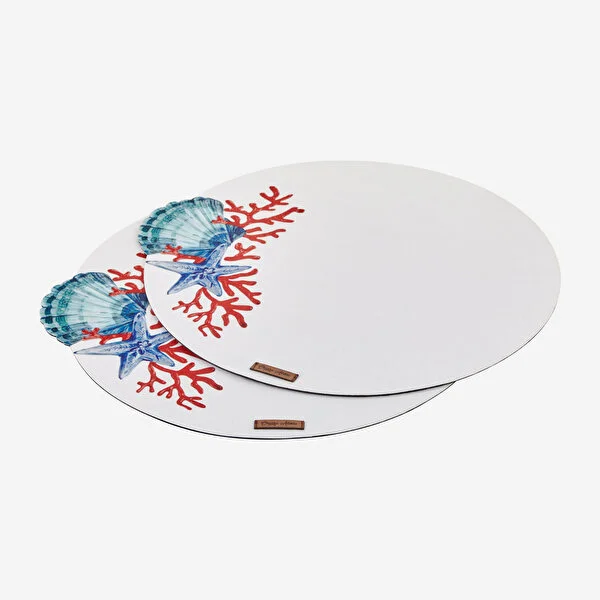 Chiara Alessi Mercanlı Amerikan Servis 35 Cm (2'li)