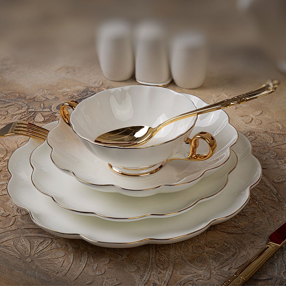 FX1119 PIA GOLD 60 PRÇ YEMEK TAKIMI   C12FX1119041