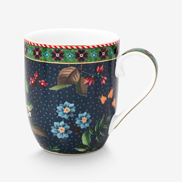 Berry Blues İkili Mavi Küçük Mug Seti 145 ml. 