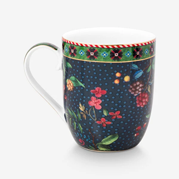 Berry Blues İkili Mavi Küçük Mug Seti 145 ml. 