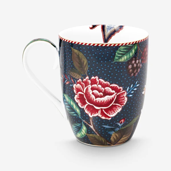 Berry Blues İkili Mavi Büyük Mug Seti 350 ml. 
