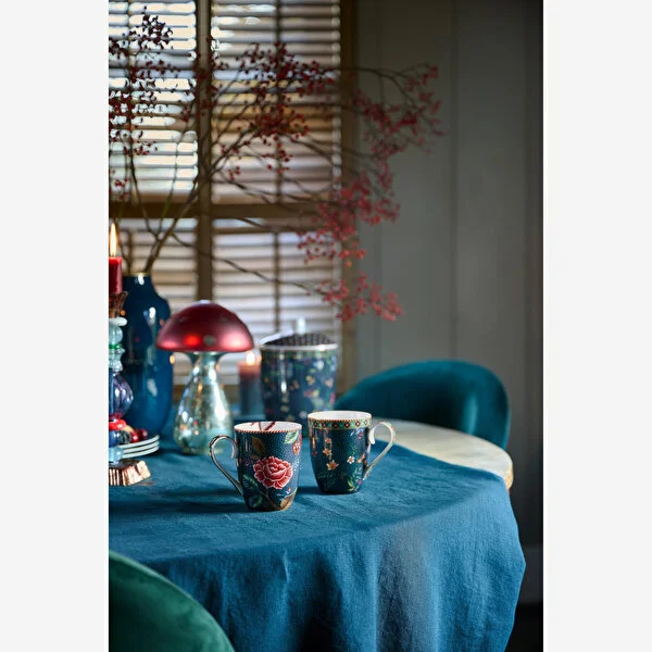 Berry Blues İkili Mavi Büyük Mug Seti 350 ml. 