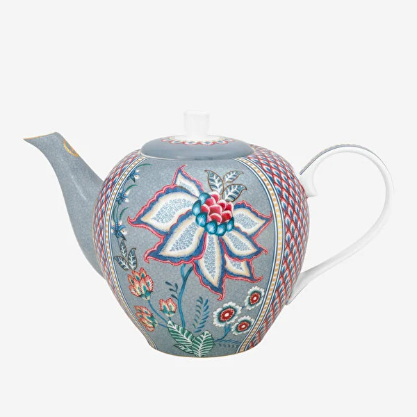 Flower Festival Mavi Demlik 1600 ml. 