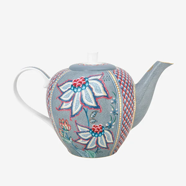 Flower Festival Mavi Demlik 1600 ml. 