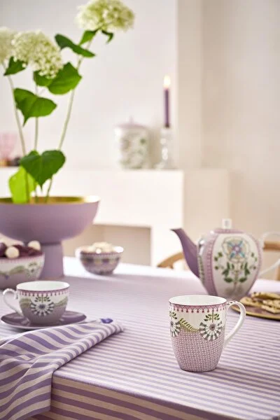 Lily & Lotus Desenli Büyük Mug 350 ml. 