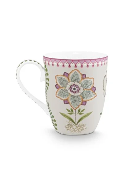 Lily & Lotus Çiçekli Büyük Mug 350 ml. 