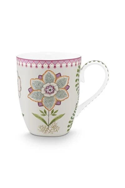Lily & Lotus Çiçekli Büyük Mug 350 ml. 