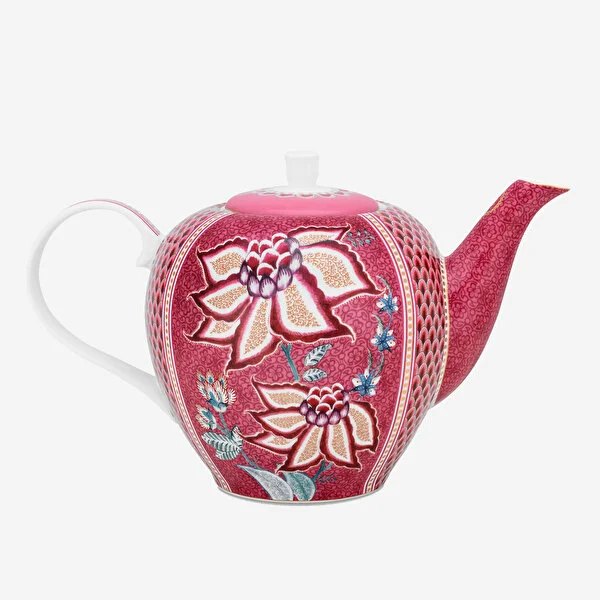 Flower Festival Kırmızı Demlik 1600 ml. 