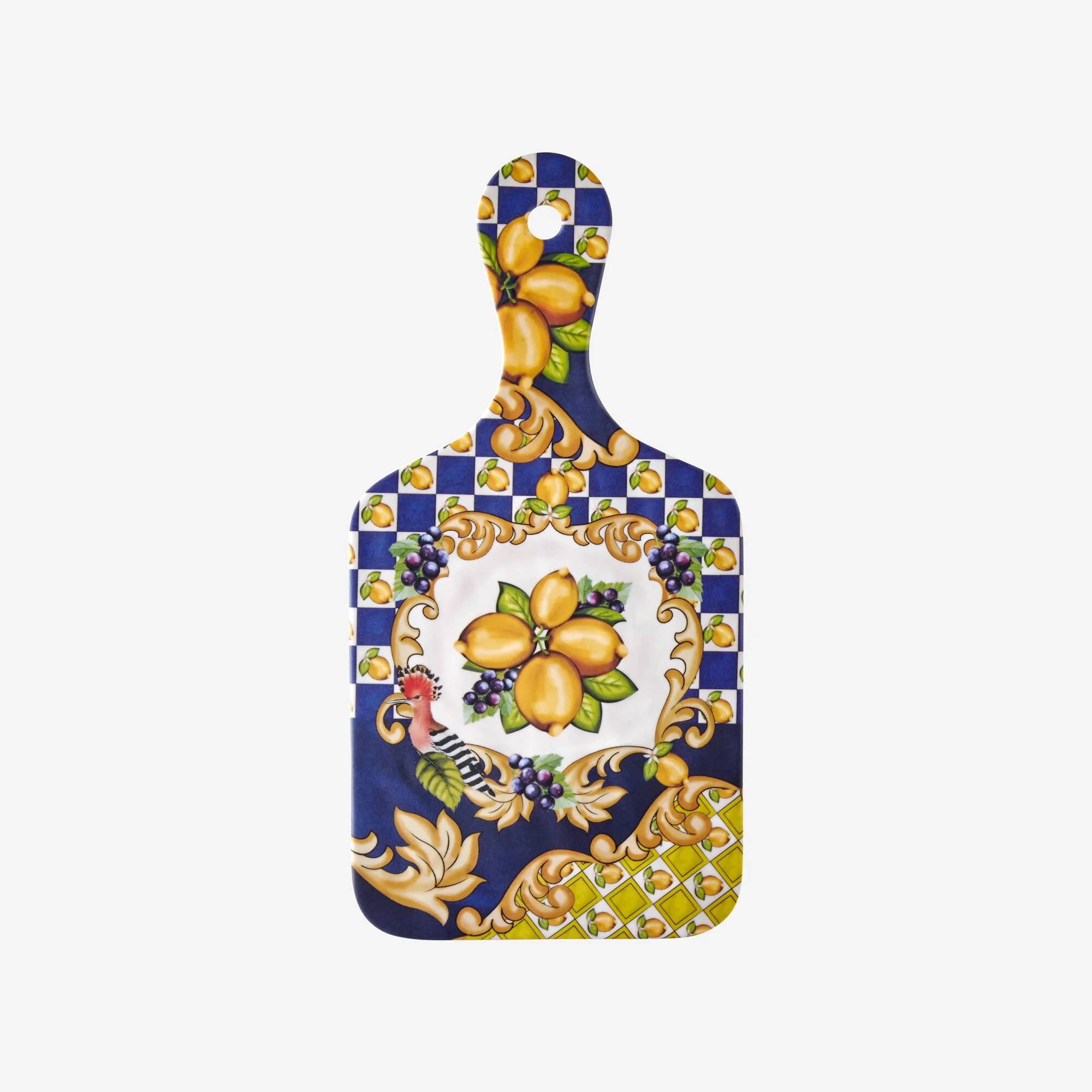 Capri Mavi Limon Buketi Kesme Tahtası 25cm