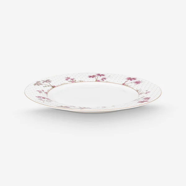 Jolie Pembe Yemek Tabağı 26.5 cm