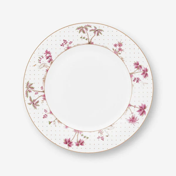 Jolie Pembe Yemek Tabağı 26.5 cm