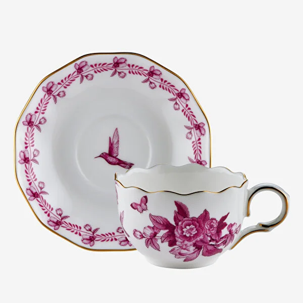 PRIMAVERA PEMBE 2'Lİ TURK KAHVESİ FİNCAN SETİ
