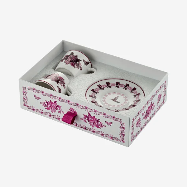 PRIMAVERA PEMBE TÜRK KAHVESİ FİNCANI