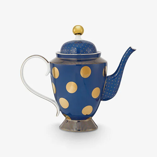 Dot Delight  Altın / Lacivert Demlik 1200 ml   8721009944295