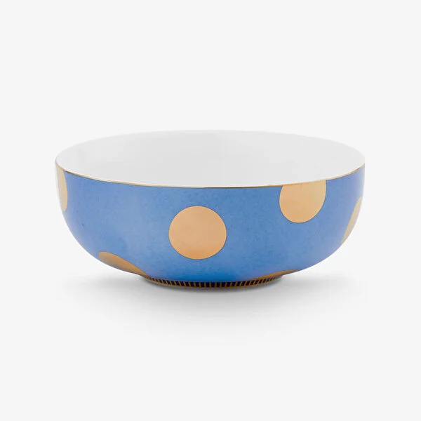Dot Delight İkili Altın / Mavi Kase 15 cm   8721009944097