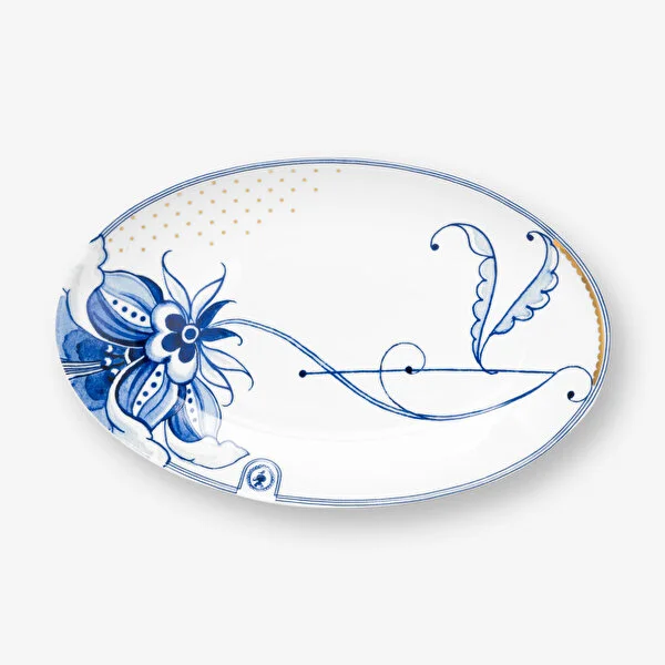 Blue Bird Oval Servis Tabağı 25.5x16.5 cm   8721009944905