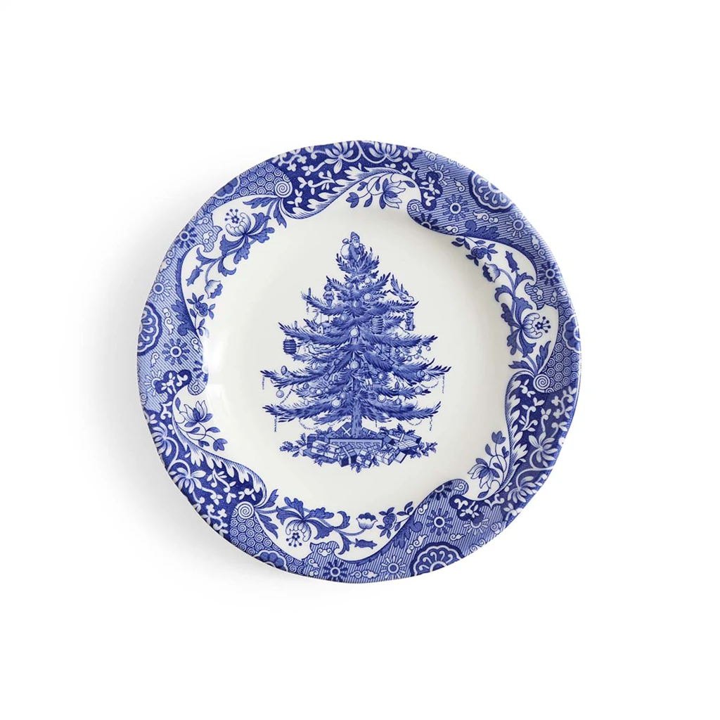 Spode Blue Italıan 4Lu  20 Cm Tabak Setı (Ca)