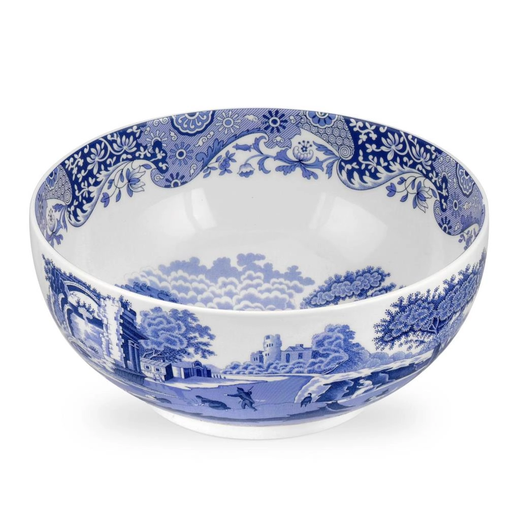 Spode Blue Italıan 27 Cm Yuvarlak Salata Servıs Kasesı